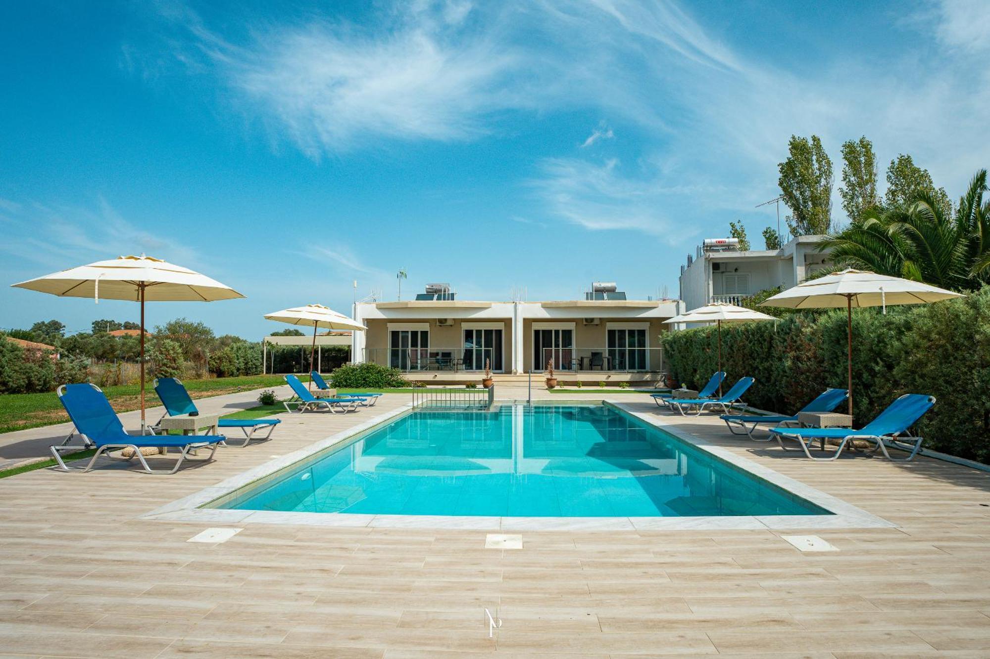 Nancy'S Budget Villa With Pool & Jacuzzi By "Elite" Laganas Bagian luar foto