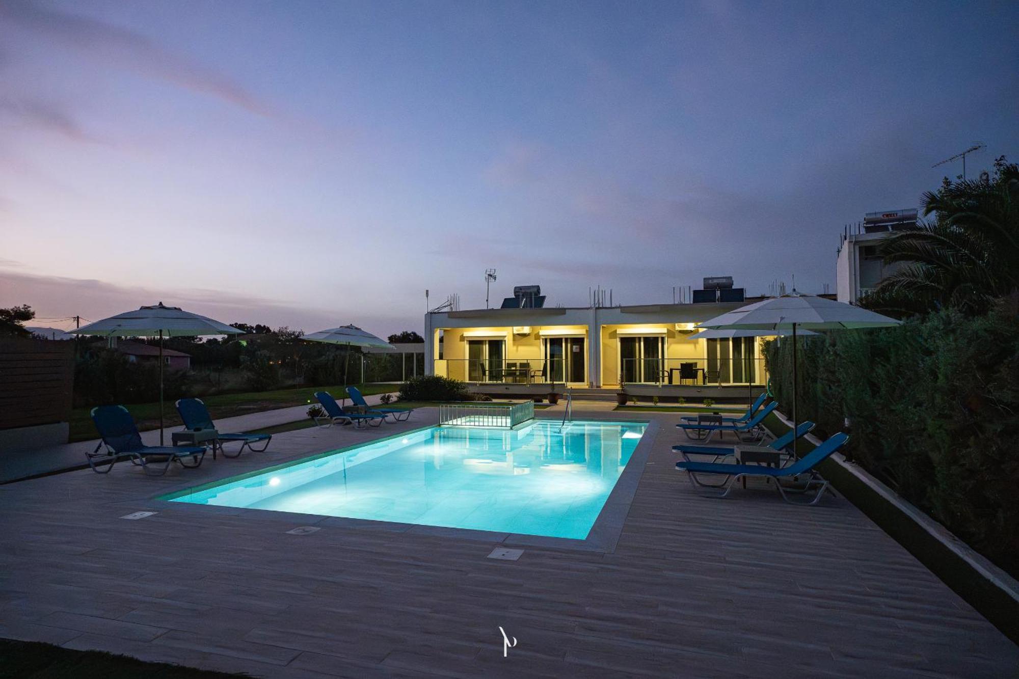 Nancy'S Budget Villa With Pool & Jacuzzi By "Elite" Laganas Bagian luar foto